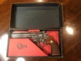 Colt Python 6 inch nickel .357 Magnum - 2 of 4
