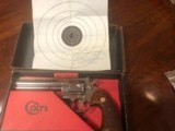 Colt Python 6 inch nickel .357 Magnum - 3 of 4
