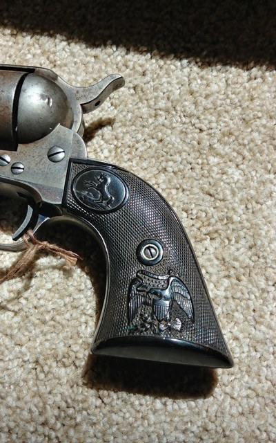 VERY RARE COLT SAA .41 – 7 1/2” – THIS FINE 1888 COLT STAYED IN SAME FAMILY SINCE BOUGHT NEW - Image 7 of 15