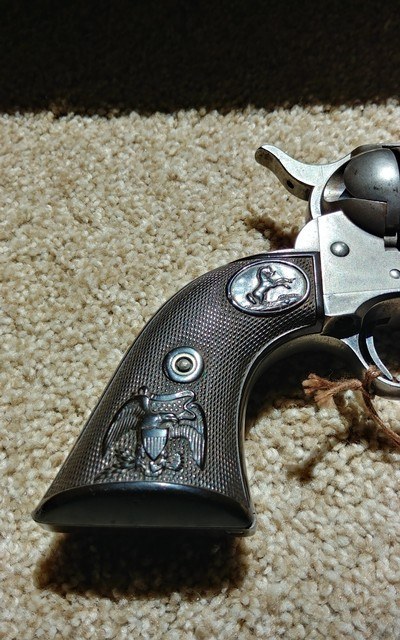 VERY RARE COLT SAA .41 – 7 1/2” – THIS FINE 1888 COLT STAYED IN SAME FAMILY SINCE BOUGHT NEW - Image 6 of 15