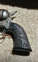 VERY RARE COLT SAA .41 – 7 1/2” – THIS FINE 1888 COLT STAYED IN SAME FAMILY SINCE BOUGHT NEW - Image 7 of 15