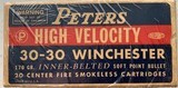 Peters High Velocity 30-30 Winchester - 1 of 2