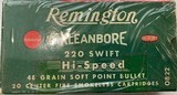 Remington 220 Swift - 48 Grain Soft Point - 20 count - 2 of 2