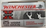 Winchester Super X -25 WSSM -120 Grain - 1 of 2