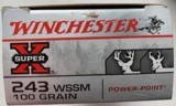 Winchester Super X - 243 WSSM - 100 Grain - 2 of 2