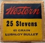 Western 25 Stevens Rim Fire Lubaloy - 2 of 2