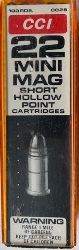 CCI 22 Mini Mag Short Hollow Point - 1 of 1