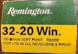 Remington 32-20 WIN 100 Grain Soft Point - 2 of 2