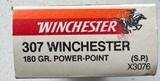 Winchester Super X 307 180 Grain Centerfire - 1 of 2