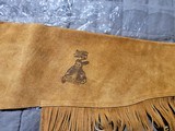 94 Winchester Nez Perce commemorative suede leather scabbard - 2 of 2