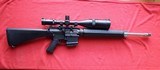 Armalite AR-10A4, .308
Win, Custom Build with Springfield Armory Gen 3 4-14x56mm scope
with rangefinding reticle. - 1 of 9