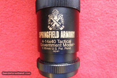 Springfield Armory
4-14x40mm Tactical Govt. Model Rifle Scope
5.56 reticle