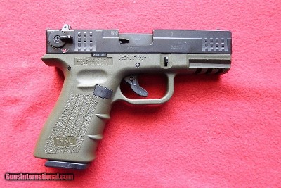 ISSC M22 .22LR.Green/Black Pistol
