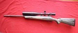 Kimber Model 84M Varmint Pro Grey Laminated Stock in .223 Rem with Nikon Monarch 6-24x44 Adjustable Objective. - 2 of 15