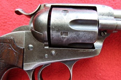Colt Bisley, 38 Colt caliber.5 1/2" barrel.VERY RAREOnly 412 were made in this caliber. - Image 7 of 11