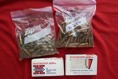 22-250 Once Fired Empty brass.