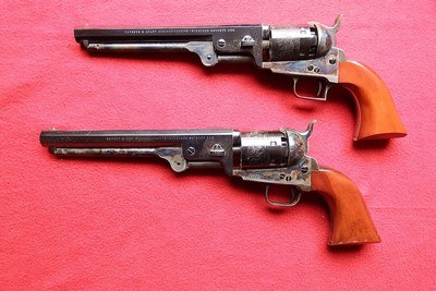 Colt 1971 Robert E. Lee and Ulysses S. Grant Commemorative Black Powder Pistol Set. - Image 1 of 8