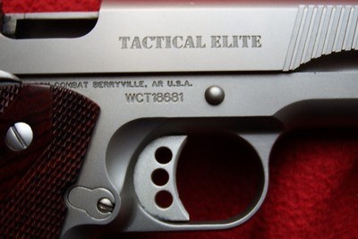 Wilson Combat Tactical Elite .45 ACP,Stainless Steel, Used - Image 5 of 10