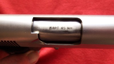1911 .45 ACP custom built pistol ON a - Image 5 of 8