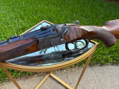 Franz Kettner 8x60R double rifle prewar - Image 3 of 15