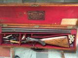 Kavanaugh 20 Bore Double Rifle with mould, tools and Oak and leather case - 1 of 10