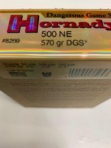 Hornady Dangerous Game Series 500 Nitro Express 570 gr DGS - 2 of 2