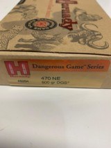 Hornady Dangerous Game Series 470 Nitro Express 500 gr DGS - 2 of 2
