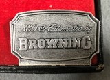 BROWNING MODEL 1955 .380 ACP WITH BOX - 25 of 25