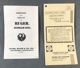 RUGER OLD MODEL SINGLE-SIX CONVERTIBLE .22 LR/MAG - 22 of 22