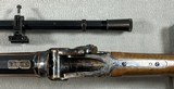 SCHUETZEN GUN CO. 1874 FREUND SHARPS, .40-82 SILHOUETTE WITH MVA 6X SCOPE - 13 of 25