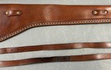 OLD PUEBLO WESTERN STYLE SADDLE SCABBARD FOR LEVER ACTION RIFLE - 6 of 14