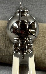 COLT, SINGLE-ACTION ARMY, .44-40 WCF, 3RD GEN, 3 1/2" NICKEL. - 15 of 20