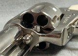 COLT, SINGLE-ACTION ARMY, .44-40 WCF, 3RD GEN, 3 1/2" NICKEL. - 6 of 20