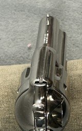 COLT, SINGLE-ACTION ARMY, .44-40 WCF, 3RD GEN, 3 1/2" NICKEL. - 13 of 20