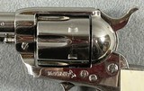 COLT, SINGLE-ACTION ARMY, .44-40 WCF, 3RD GEN, 3 1/2" NICKEL. - 3 of 20