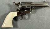 COLT, SINGLE-ACTION ARMY, .44-40 WCF, 3RD GEN, 3 1/2" NICKEL. - 7 of 20