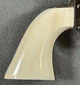 COLT, SINGLE-ACTION ARMY, .44-40 WCF, 3RD GEN, 3 1/2" NICKEL. - 10 of 20