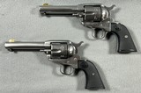 RUGER NEW VAQUEROS .357 MAG, MATCHING PAIR, ***SASS COWBOY ACTION COMPETITION READY*** - 2 of 20
