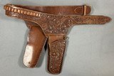 WESTERN 2 GUN BUSCADERO / HOLLYWOOD STYLE HOLSTERS AND BELT - 7 of 13