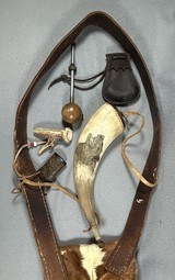 MOUNTAIN MAN POSSIBLES BAG WITH POWDER HORN & ACCYS. - 6 of 6