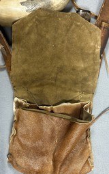 MOUNTAIN MAN POSSIBLES BAG WITH POWDER HORN & ACCYS. - 2 of 6