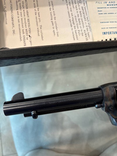 Colt consecutive SSA 45 Revolver’s new in boxes with papers never shot - Image 12 of 15