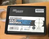 WTS: Sig Sauer Sierra 1600BDX 2.5x8x32 NIB never mounted BDX -R1 reticle .25MOA package w/6x22mm LRF $415 plus shi - 1 of 2