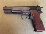 Browning Hi Power 9mm Fixed Sight made in 1976 Excellant condition w/ one factory mag - 1 of 8