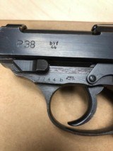 WTS: Mauser P-38 BYF 44 Blued variant in Excellent cond.all mathcing with correct waa 135 mag, exc. bore Very nice example! - 2 of 12