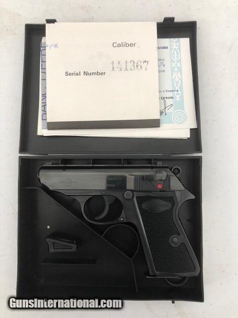 WTS: PPK/S in .22 LR cal. Manurhin produced LNIB with papers and test ...