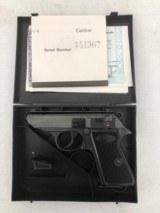 WTS: PPK/S in .22 LR cal. Manurhin produced LNIB with papers and test target. Mint condtion example of this iconic pistol. - 1 of 7