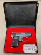 WTS: Browning Baby (aka Vest Pocket 1905) in .25 acp. with original box, made in 1957. Excellent condtion, early pistol. - 2 of 4