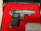 WTS: Browning Baby (aka Vest Pocket 1905) in .25 acp. with original box, made in 1957. Excellent condtion, early pistol.