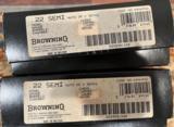 WTS: Browning semi auto .22, Consectutive serial # pair of BCA only rifles from 1991. Belguim made 2 of 155 propduced for the BCA only. Mint unfired! - 8 of 8